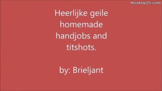 homemade handjobs en titshots compilation