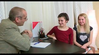 Teacher forcing himself on playgirl